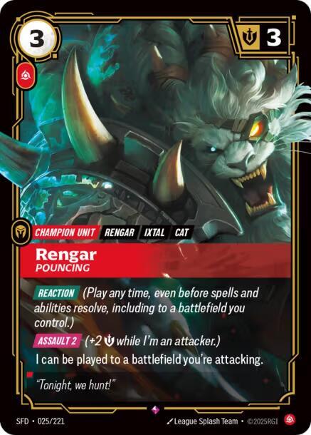 Riftbound: League of Legends Trading Card Game: Spiritforged Singles 1/5