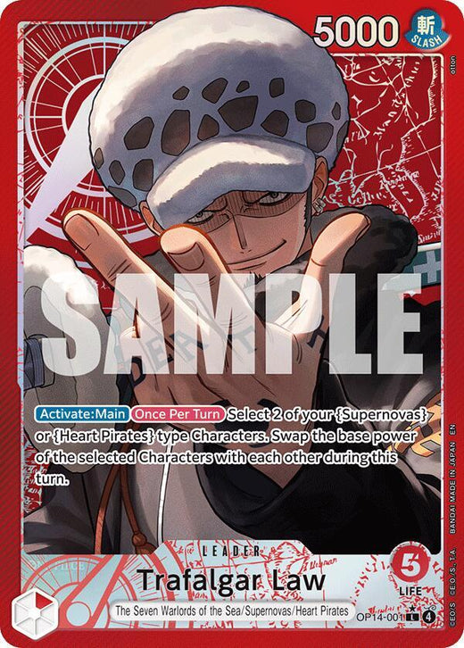 Trafalgar Law - OP14-001 (Alternate Art) OP14-001 L Foil