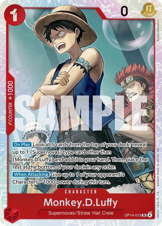 Monkey.D.Luffy - OP14-013 OP14-013 SR Foil