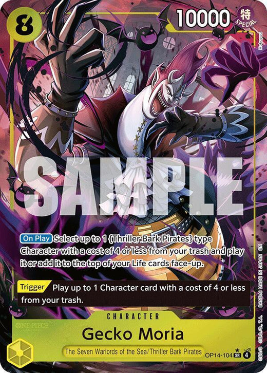 Gecko Moria - OP14-104 (Alternate Art) OP14-104 SR Foil