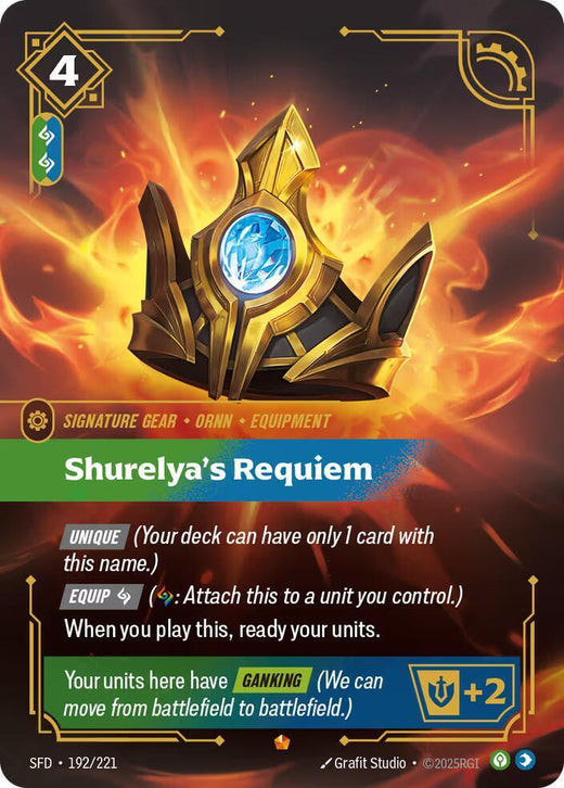 Réquiem de Shurelya 192/221 Épica Foil