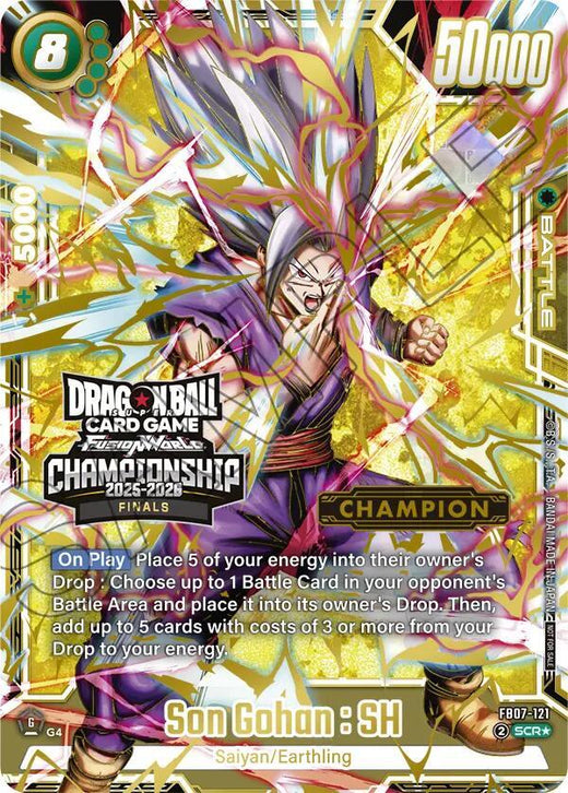 Son Gohan : SH - FB07-121 (Campeón de las Finales del Campeonato 2025-2026) FB07-121 SCR CHP