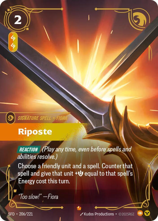 Réplica 206/221 Foiled épica