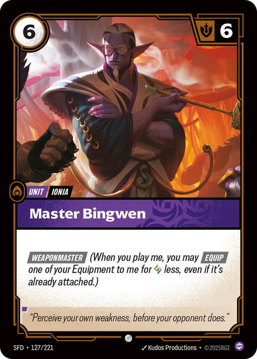 Maestro Bingwen 127/221 Común