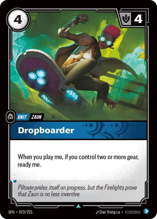 Dropboarder 072/221 Infrecuente