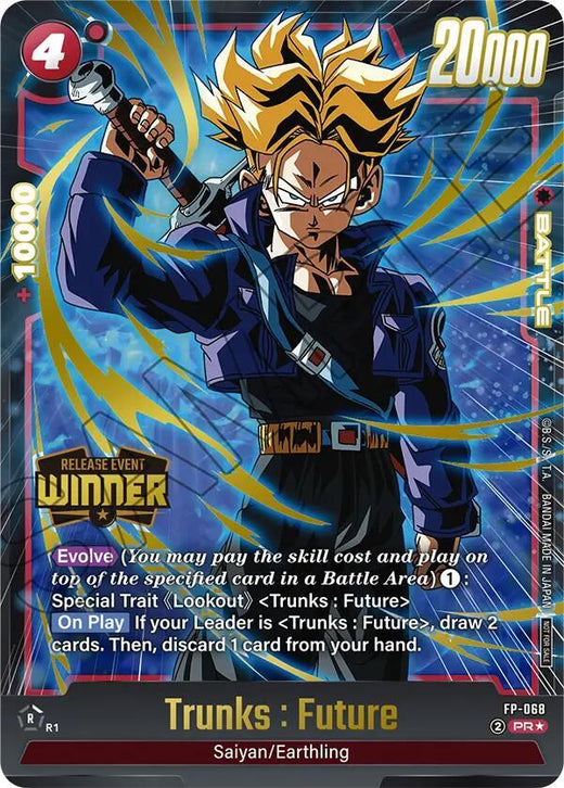 Trunks : Futuro - FP-068 (Ganador del Evento de Lanzamiento) Promo Holo