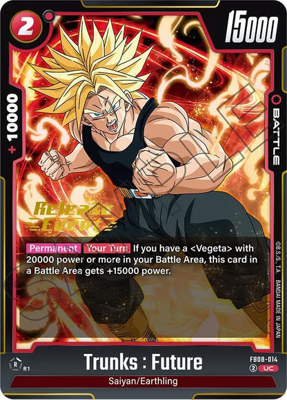 DBS Fusion World: Saiyan's Pride Release Event Cards Singles