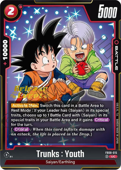 DBS Fusion World: Saiyan's Pride Release Event Cards Singles