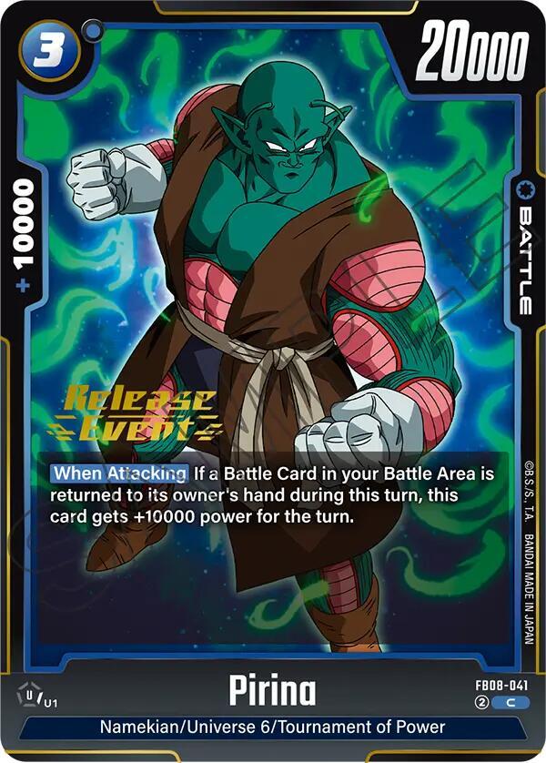 DBS Fusion World: Saiyan's Pride Release Event Cards Singles