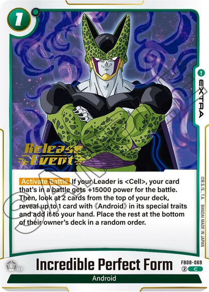 DBS Fusion World: Saiyan's Pride Release Event Cards Singles