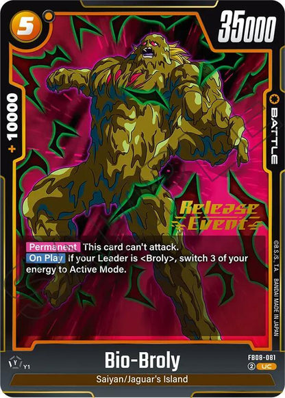 DBS Fusion World: Saiyan's Pride Release Event Cards Singles