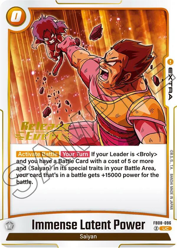DBS Fusion World: Saiyan's Pride Release Event Cards Singles