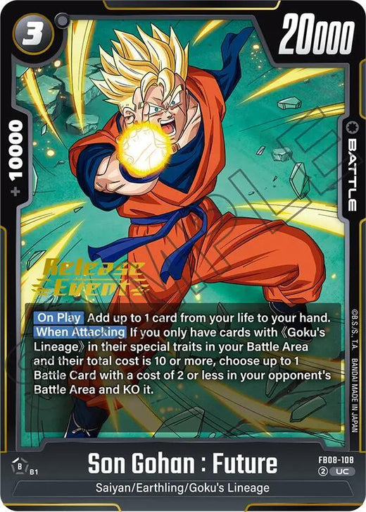 Son Gohan : Futuro FB08-108 UC