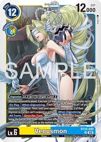 Venusmon | Time Stranger | Super Rare | Foil | #BT24-040 SR