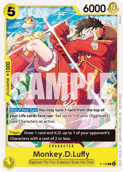 Monkey.D.Luffy (Store Tournament 2025 Vol. 4) P-106 PR