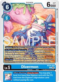 Divermon | Time Stranger | Rare | Foil | #BT24-028 R