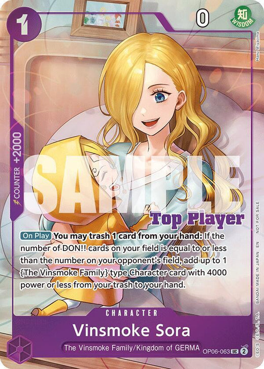 Vinsmoke Sora (CS 25-26 Top Player Pack Vol. 2) OP06-063 UC