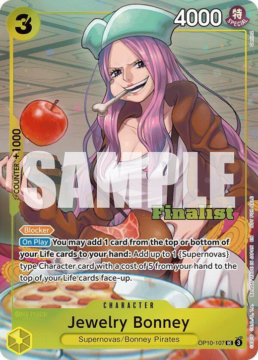 Jewelry Bonney (CS 25-26 Finalist Card Set 2) OP10-107 UC Foil