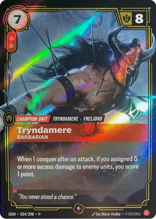 Riftbound: League of Legends Trading Card Game: Riftbound Organized Play Promotional Cards Singles 1/2