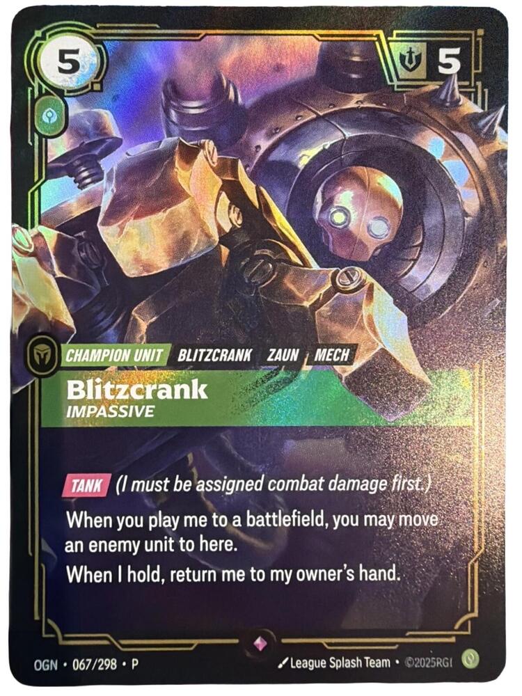 Riftbound: League of Legends Trading Card Game: Riftbound Organized Play Promotional Cards Singles 1/2