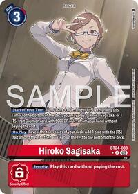 Hiroko Sagisaka (Alternate Art) | Time Stranger | Rare | Foil | #BT24-083 R