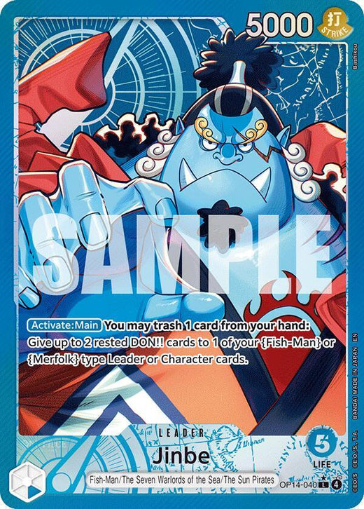 Jinbe - OP14-040 (Alternate Art) OP14-040 L Foil