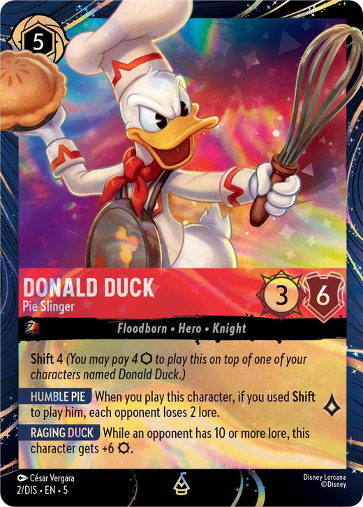 Donald Duck - Pie Slinger 2 Promo Holofoil