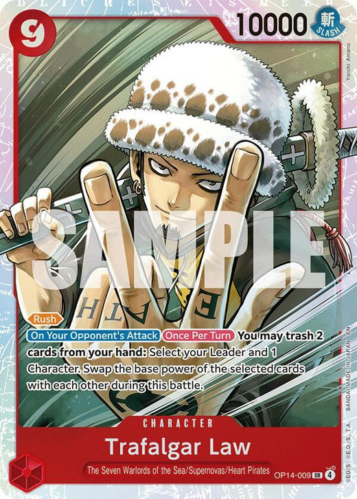 Trafalgar Law - OP14-009 OP14-009 SR Foil