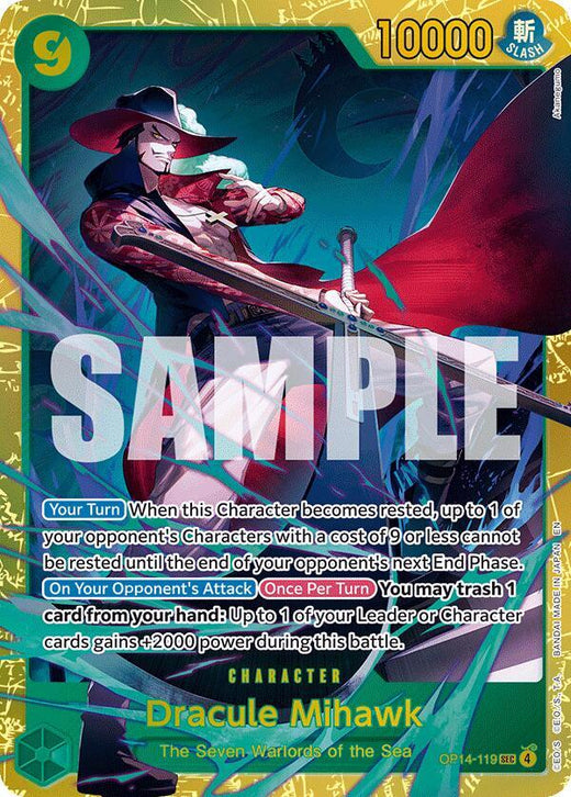 Dracule Mihawk - OP14-119 OP14-119 SEC Foil