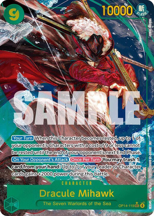 Dracule Mihawk - OP14-119 (Alternate Art) OP14-119 SEC Foil