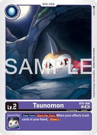 Tsunomon (Reprint) | Advanced Booster Digimon Generation | Uncommon | Foil | #BT6-006 U
