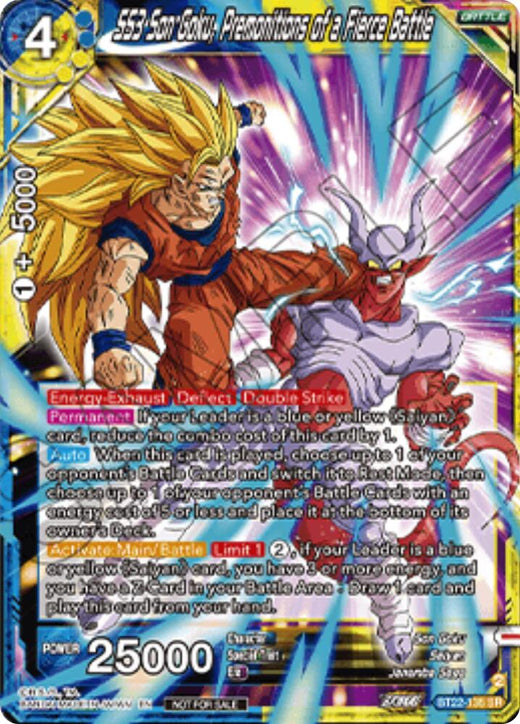 SS3 Son Goku, Premonitions of a Fierce Battle (Championship 2025 Finals Pack) BT22-135 Promo