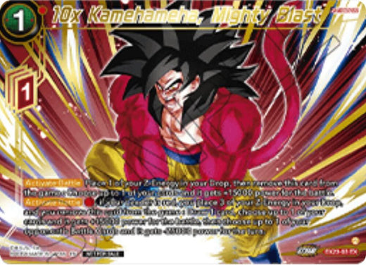 10x Kamehameha, Mighty Blast (Championship 2025 Finals Premium Pack) EX28-03 Promo Foil