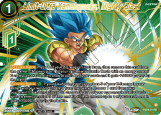 Limit Ultra Kamehameha, Mighty Blast (Championship 2025 Finals Premium Pack) EX23-21 Promo Foil