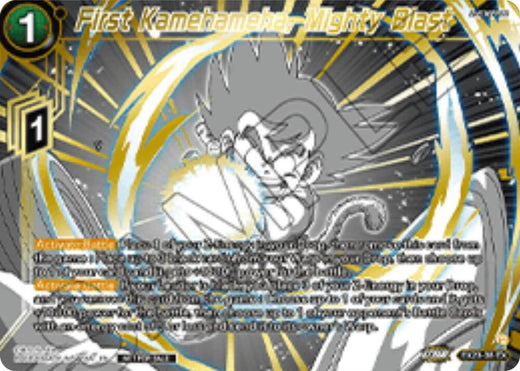 First Kamehameha, Mighty Blast (Championship 2025 Finals Premium Pack) EX23-38 Promo Foil