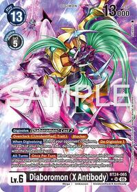 Diaboromon (X Antibody) (Alternate Art) | Time Stranger | Super Rare | Foil | #BT24-065 SR