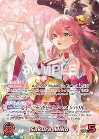 Sakura Miko (OUR) | Elite Spark | Oshi Ultra Rare | Foil | #hBP03-003
