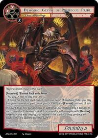 Demonic Glyph of Insidious Pride | Journey to Ravidra | Super Rare | Normal | #JRV-014 SR