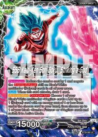 Son Goku // SSB Kaio-Ken Son Goku, Striking a God | Fearsome Rivals | Uncommon | Normal | #BT29-085