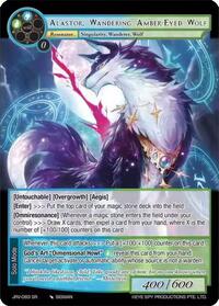 Alastor, Wandering Amber-Eyed Wolf | Journey to Ravidra | Super Rare | Normal | #JRV-083 SR