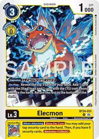 Elecmon | Time Stranger | Rare | Foil | #BT24-031 R
