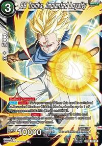 SS Trunks, Implanted Loyalty | Fearsome Rivals | Super Rare | Foil | #BT29-121