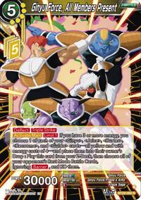 Ginyo Force, All Members Present | Fearsome Rivals | Rare | Normal | #BT29-060