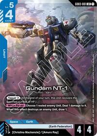 Gundam NT-1 | Steel Requiem | Legend Rare | Holofoil | #GD03-001