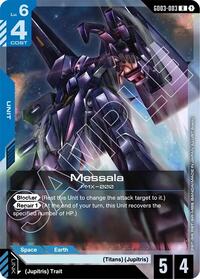 Messala | Steel Requiem | Rare | Holofoil | #GD03-003