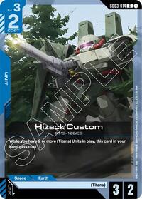 Hizack Custom | Steel Requiem | Common | Normal | #GD03-014