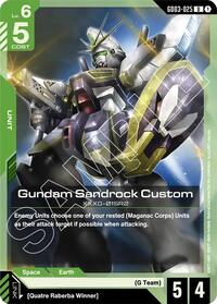 Gundam Sandrock Custom | Steel Requiem | Uncommon | Normal | #GD03-025
