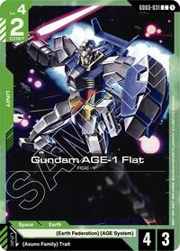 Gundam AGE-1 Flat | Steel Requiem | Common | Normal | #GD03-031