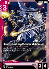 Duel Gundam (Assault Shroud) | Steel Requiem | Uncommon | Normal | #GD03-042