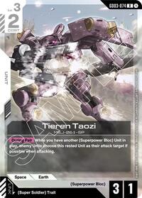 Tieren Taozi | Steel Requiem | Rare | Holofoil | #GD03-074